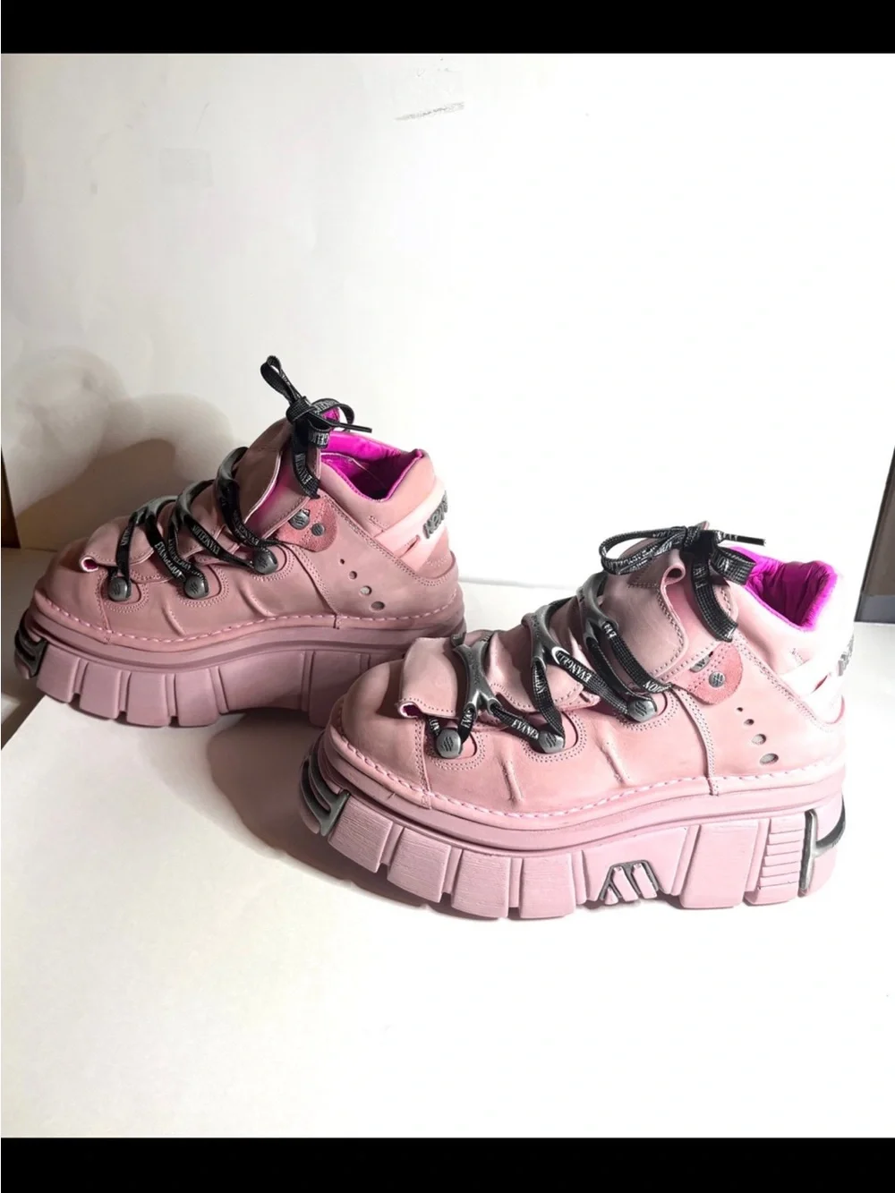 New Rock shoes x Evangelion Mari Makinami shoes